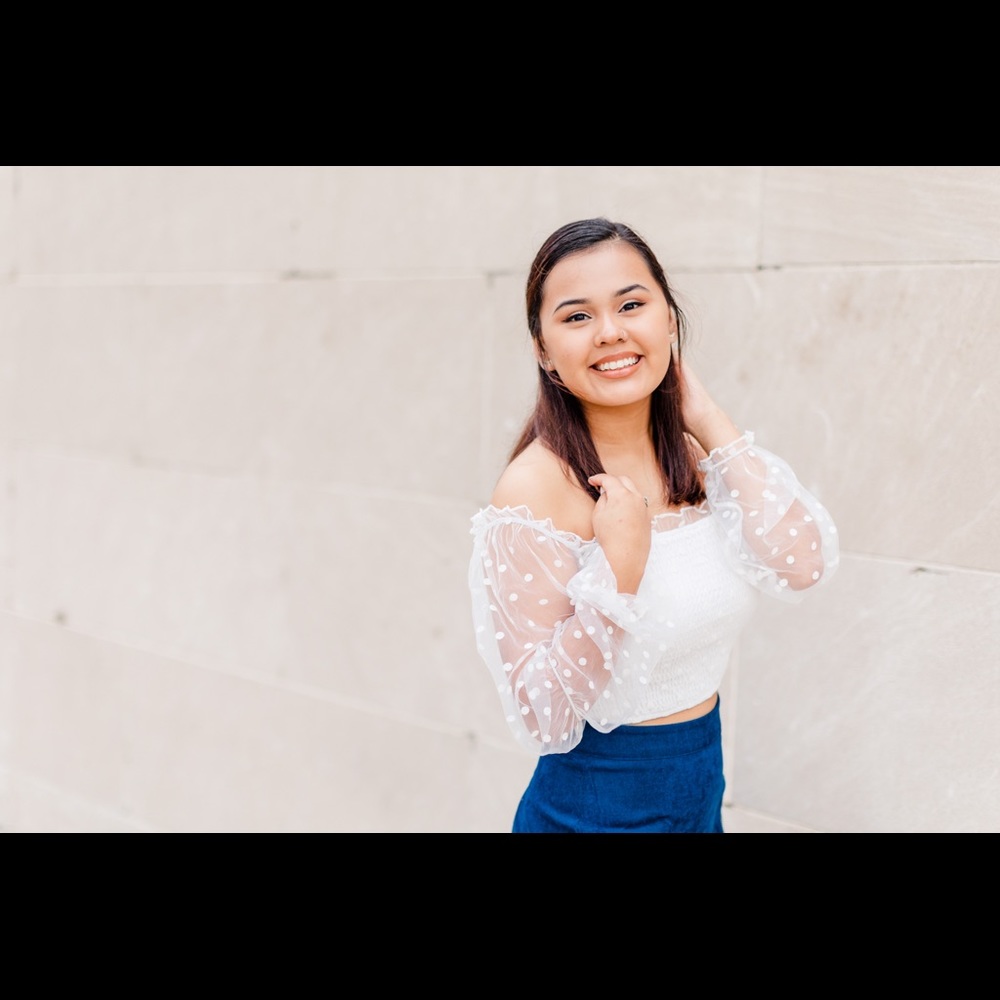 Trendy sheer sleeved crop top